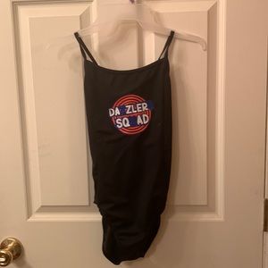 Girls Large 14 Balera Black Dance Suit